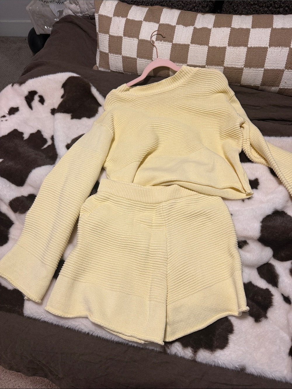 Princess Polly Yellow sweater set
